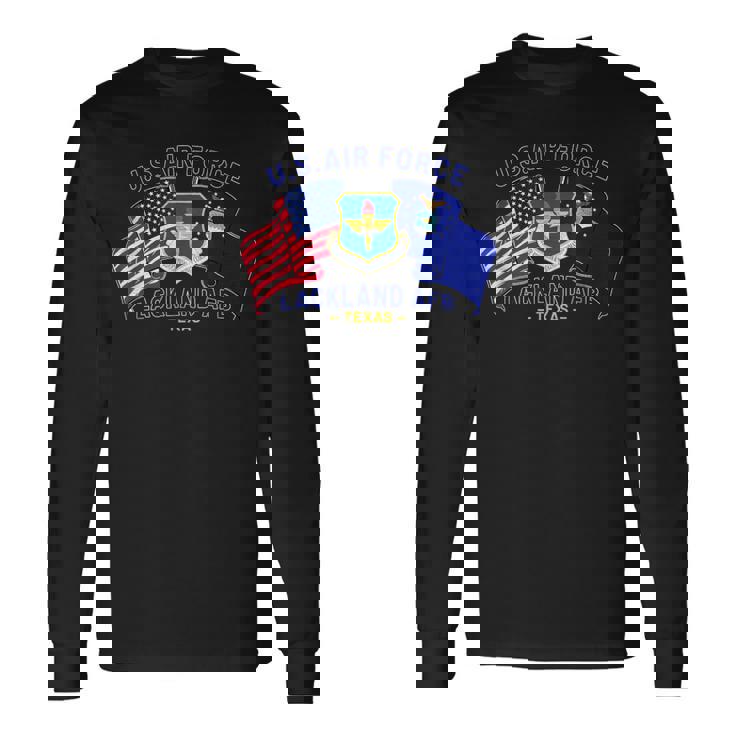 Lackland Air Force Base Lackland Afb Texas Tx Vintage Long Sleeve T-Shirt