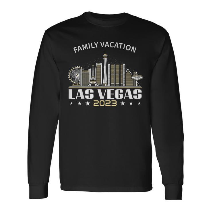 Las Vegas Vacation 2023 Matching Group Trip Long Sleeve T-Shirt