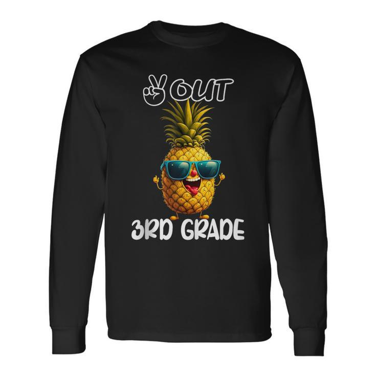 Last Day Of 3Rd Grade Peace Out 3Rd Grade Graduation Long Sleeve T-Shirt T-Shirt Gifts ideas