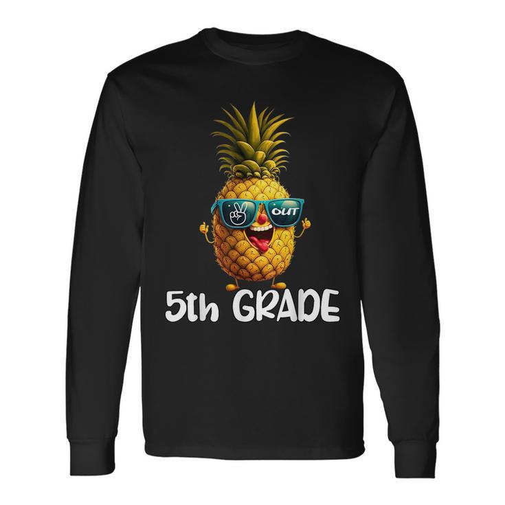Last Day Of 5Th Grade Peace Out 5Th Grade Graduation Long Sleeve T-Shirt T-Shirt
