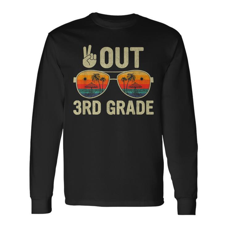 Last Day Of School Peace Out 3Rd Grade Graduation Long Sleeve T-Shirt T-Shirt Gifts ideas