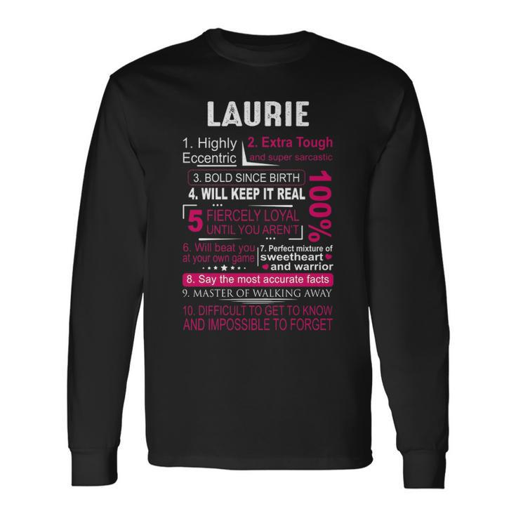 Laurie Name Laurie Name V2 Long Sleeve T-Shirt