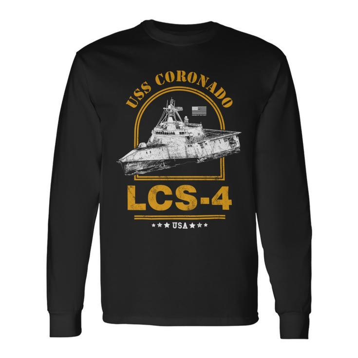 Lcs-4 Uss Coronado Long Sleeve T-Shirt