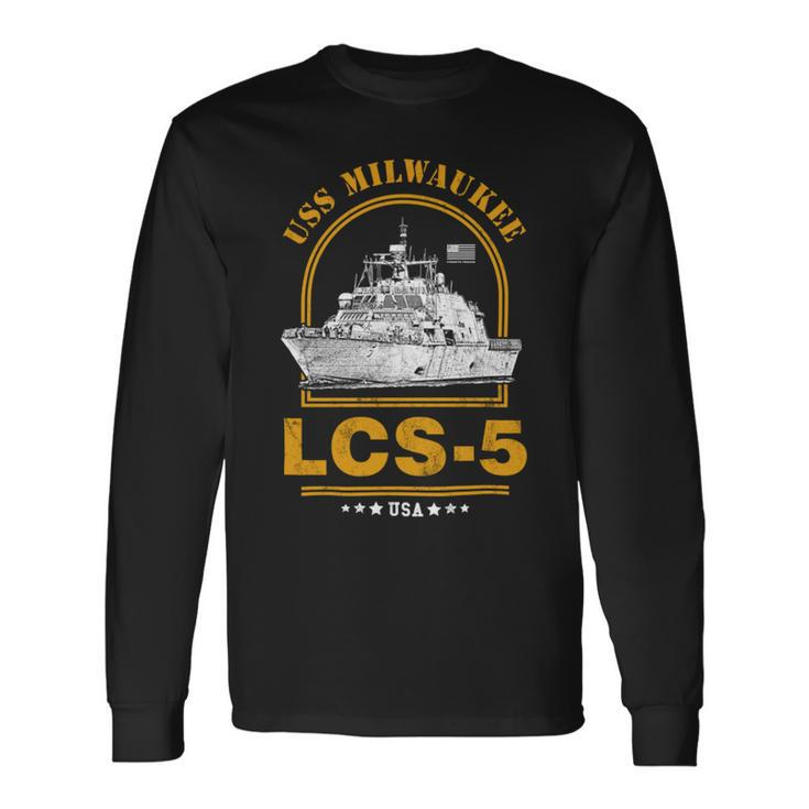 Lcs-5 Uss Milwaukee Long Sleeve T-Shirt