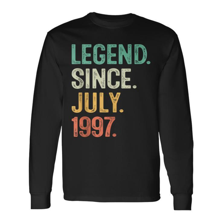 Legend Since July 1997 26Th Birthday 26 Years Old Men Long Sleeve T-Shirt