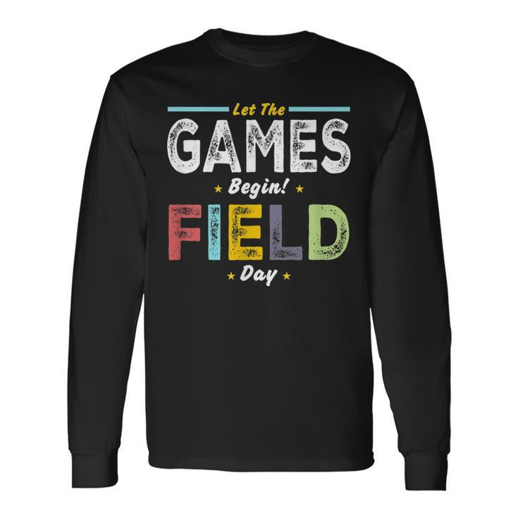 Let The Games Begin Long Sleeve T-Shirt T-Shirt Gifts ideas