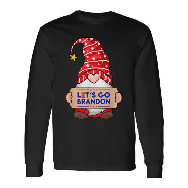 Let’S Go Braden Brandon Gnome Christmas Ugly Sweater Long Sleeve T-Shirt