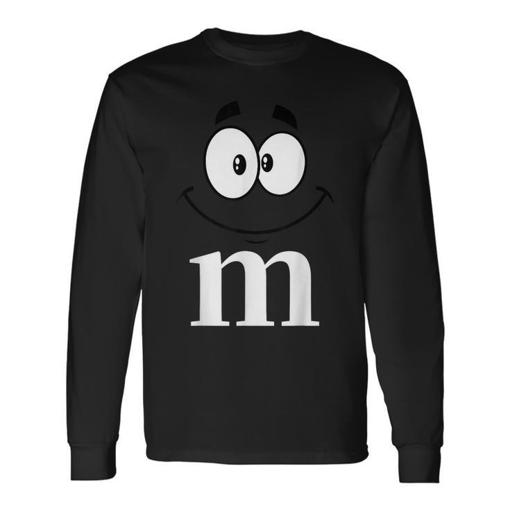 Letter M Matching Carnival Halloween Costume Long Sleeve T-Shirt