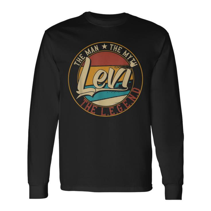 Levi The Man The Myth The Legend Long Sleeve T-Shirt