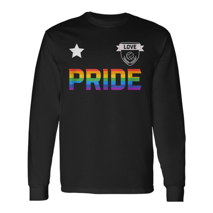 Lgbt Gay Pride Soccer Jersey Long Sleeve T-Shirt T-Shirt