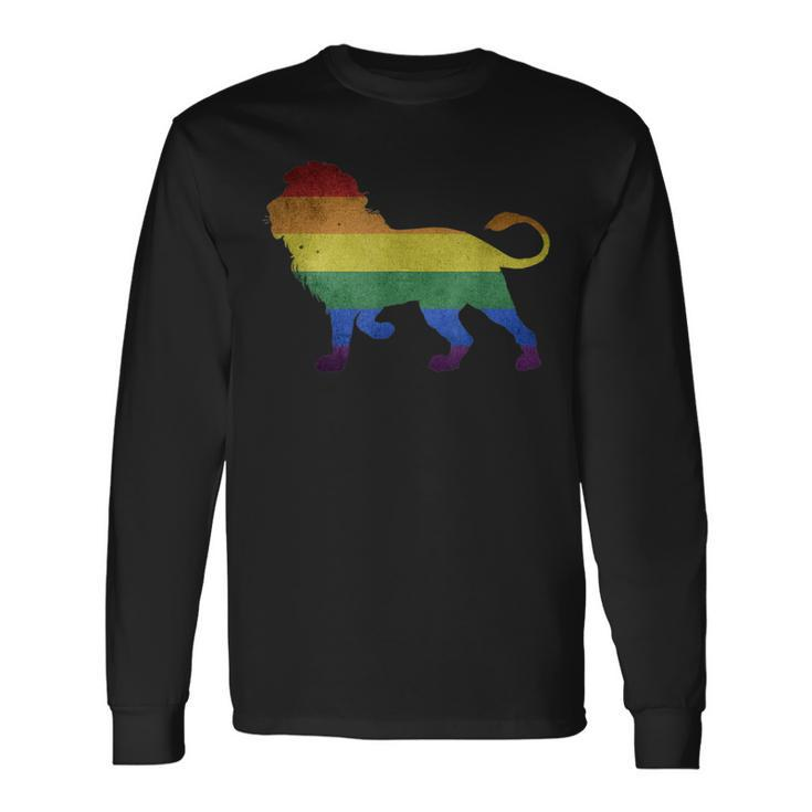 Lgbt Lion Gay Support Pride Lioness Long Sleeve T-Shirt
