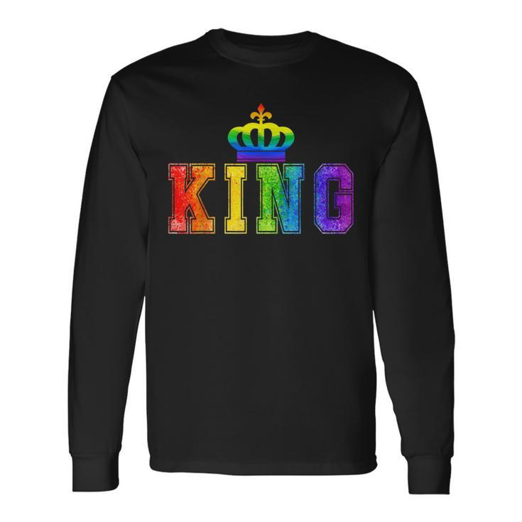 Lgbt Pride Lesbian King Queen Matching Long Sleeve T-Shirt T-Shirt