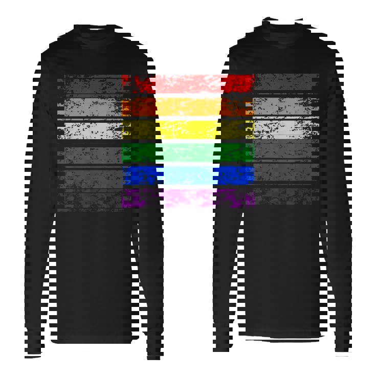 Lgtb Pride Flag Long Sleeve T-Shirt