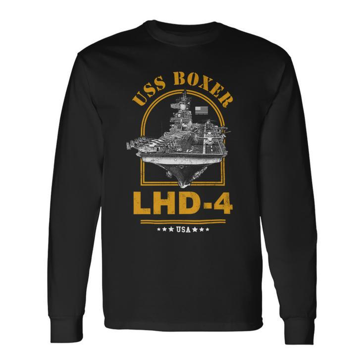 Lhd-4 Uss Boxer Long Sleeve T-Shirt