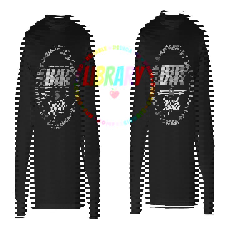 Library Squad School Librarian Life Book Nerd Crew Long Sleeve T-Shirt T-Shirt