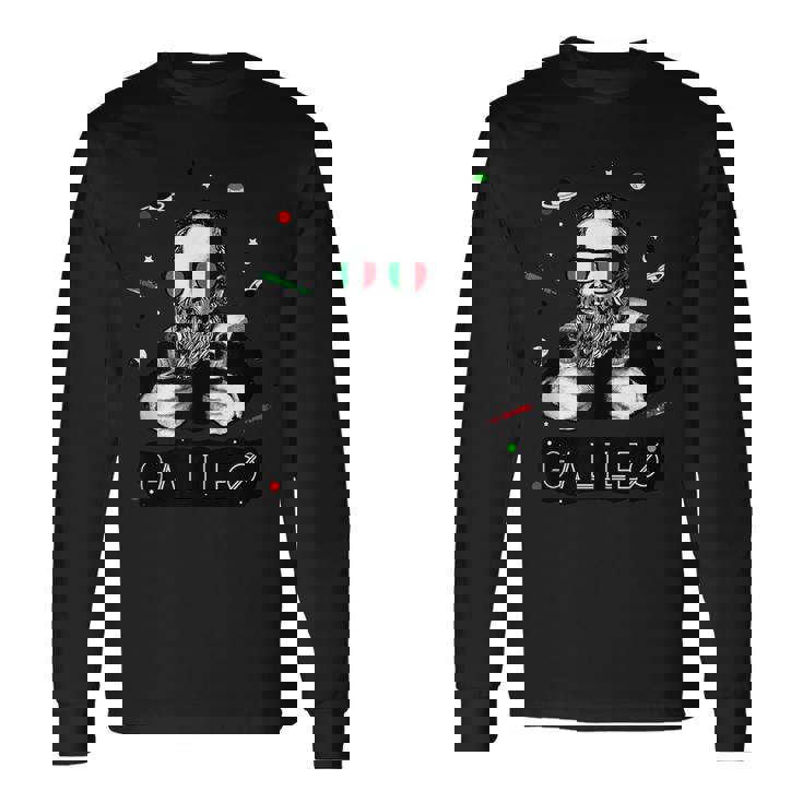 Lightning Thunderbolts Galileo Italian Science Meme Long Sleeve T-Shirt T-Shirt