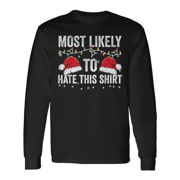 KIDDAD Women's 'Believe' Christmas Shirt - Funny Graphic Tee With Buffalo Plaid, Long Sleeve
