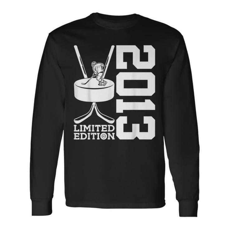 Limited Edition 2013 Ice Hockey 10Th Birthday Long Sleeve T-Shirt Gifts ideas