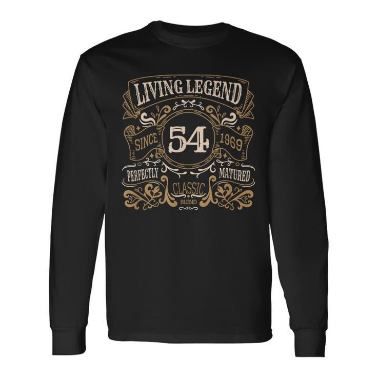 Living Legend 1969 54Th Birthday Long Sleeve T-Shirt