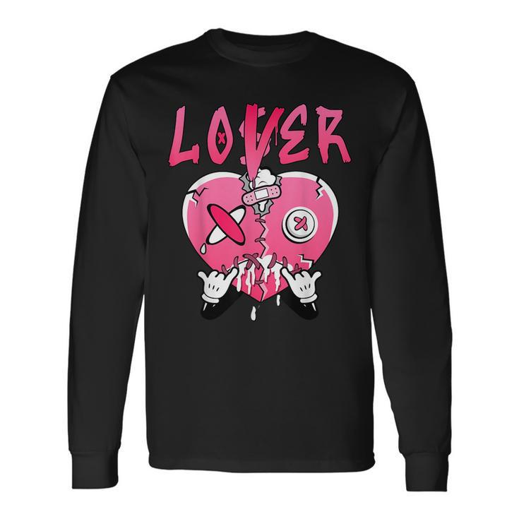 Loser Lover Drip Heart Plus Triple Pink Matching Long Sleeve T-Shirt