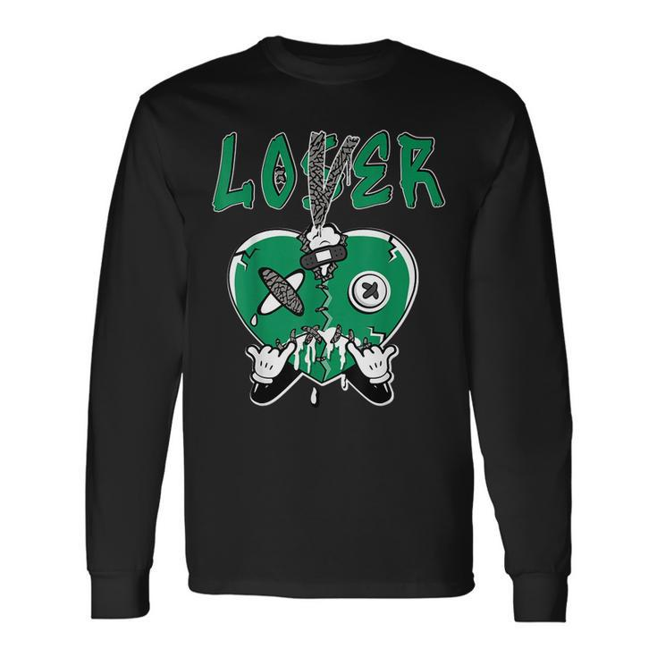Loser Lover Heart Dripping Pine Green 3S Matching Long Sleeve