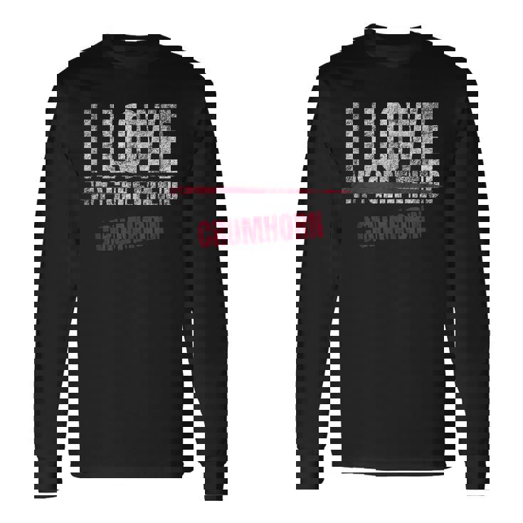 I Love Crumhorn Musical Instrument Music Musical Long Sleeve T-Shirt