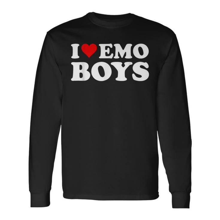 I Love Emo Boys Long Sleeve Gifts ideas