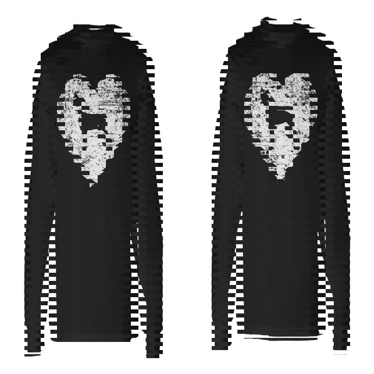 I Love Great Dane Dog Cute Pet Owner Long Sleeve T-Shirt T-Shirt