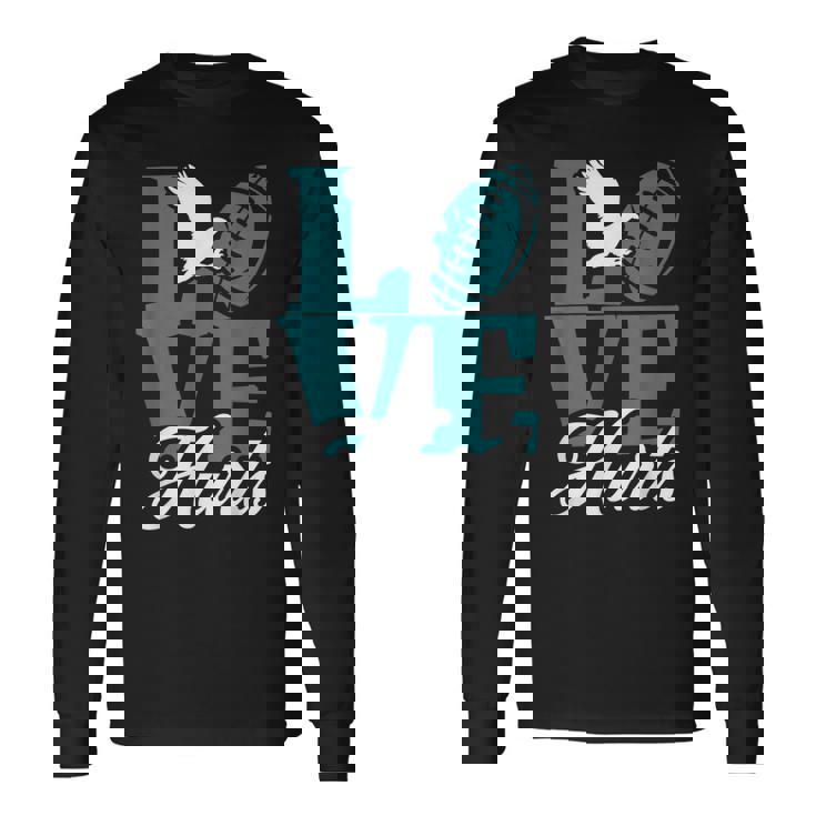 Love Hurts Eagles Retro Long Sleeve T-Shirt