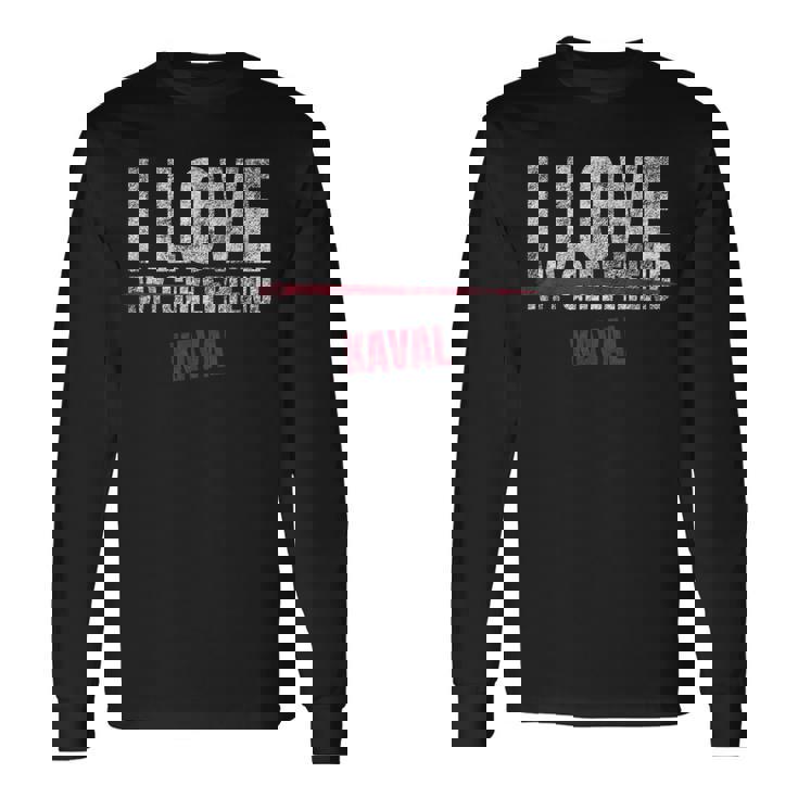 I Love Kaval Musical Instrument Music Musical Long Sleeve T-Shirt