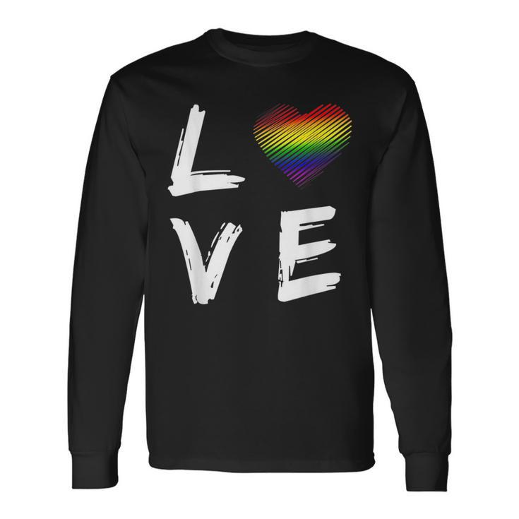 Love Lgbt Pride Gay Lesbian Long Sleeve T-Shirt T-Shirt