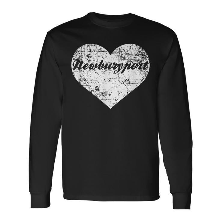 I Love Massachusetts  Cute Newburyport Long Sleeve T-Shirt