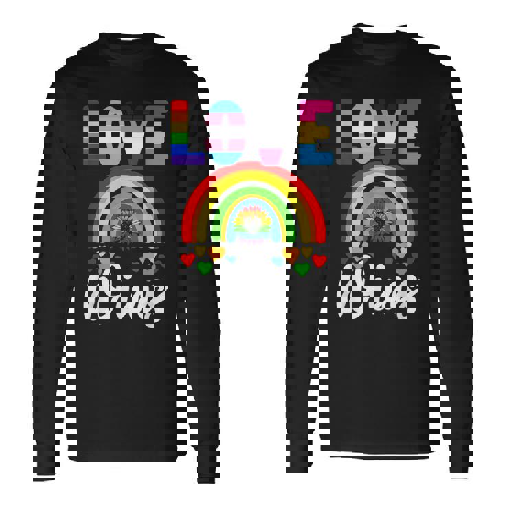 Love Wins Lgbtq Pride & Gay Love Pride Parade Long Sleeve T-Shirt