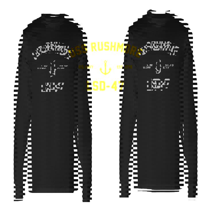 Lsd47 Uss Rushmore Long Sleeve T-Shirt Gifts ideas