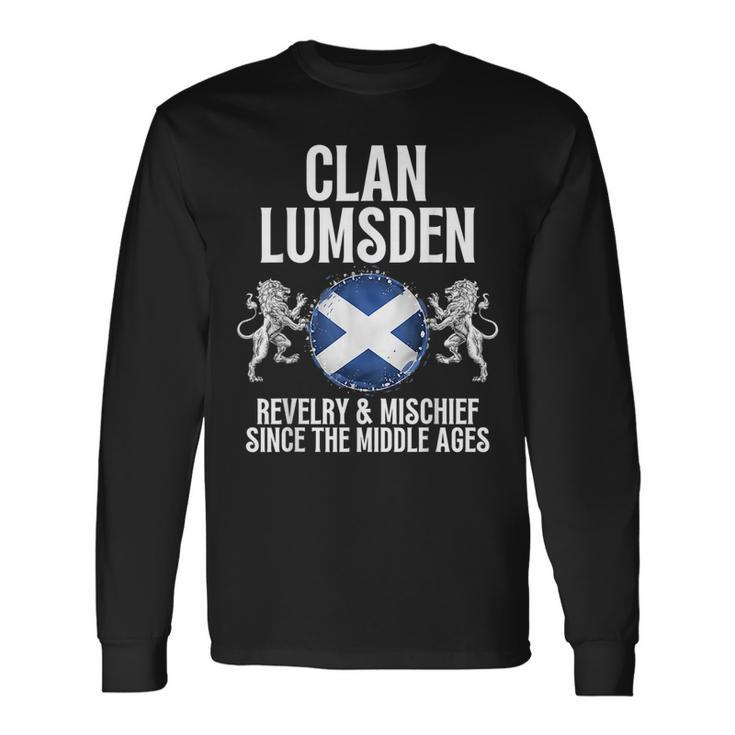 Lumsden Clan Scottish Name Scotland Heraldry Long Sleeve T-Shirt T-Shirt