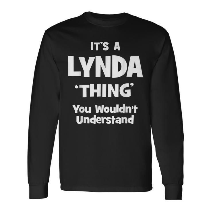 Lynda Thing Name Long Sleeve T-Shirt
