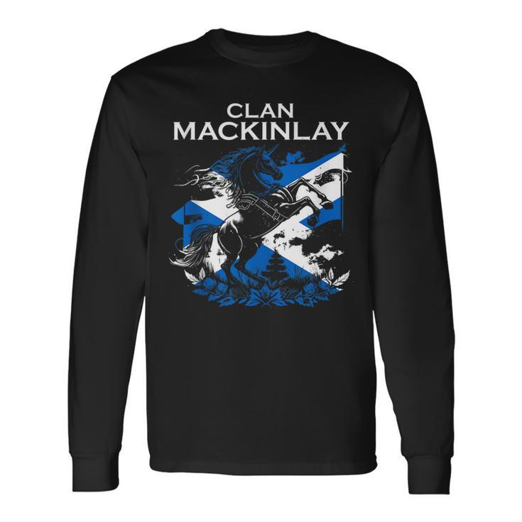 Mackinlay Clan Last Name Scotland Scottish Last Name Long Sleeve T-Shirt T-Shirt