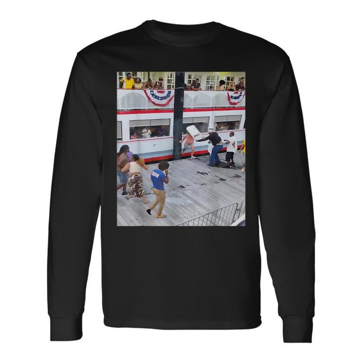 A Mass Brawl Breaks Out On Alabama Trendy Long Sleeve T-Shirt Gifts ideas