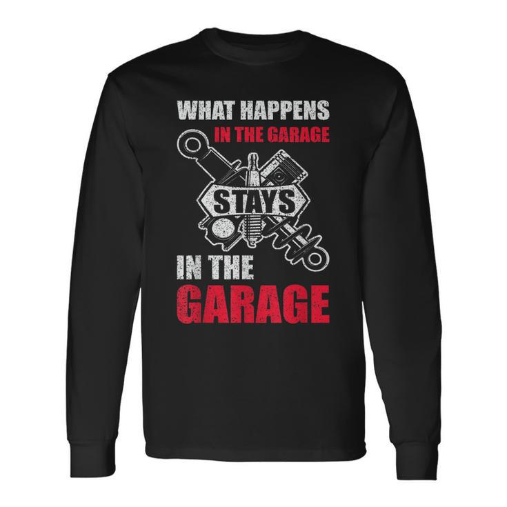 Mechanic For Car Dad Garage Father Day Car Lover Long Sleeve T-Shirt T-Shirt Gifts ideas