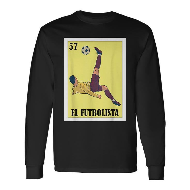 Mexican Soccer El Futbolista Long Sleeve T-Shirt T-Shirt
