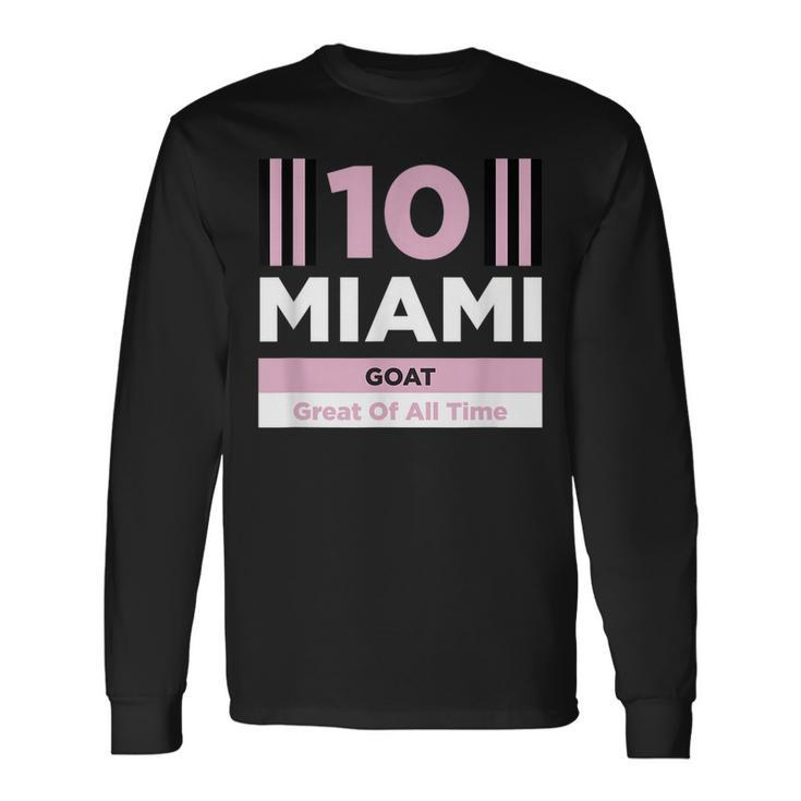 Miami 10 Goat Long Sleeve T-Shirt T-Shirt