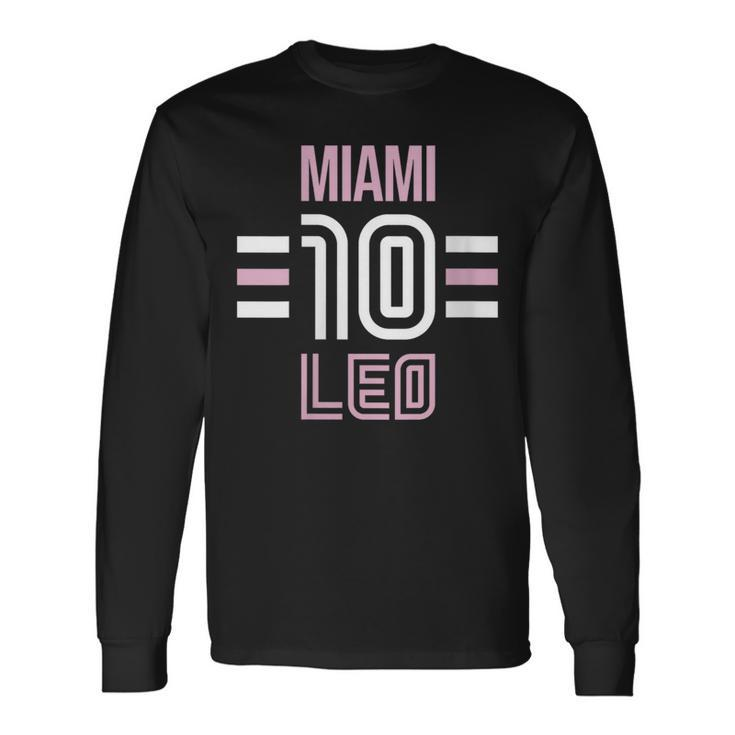 Miami Champions 2023 Leo 10 Long Sleeve T-Shirt
