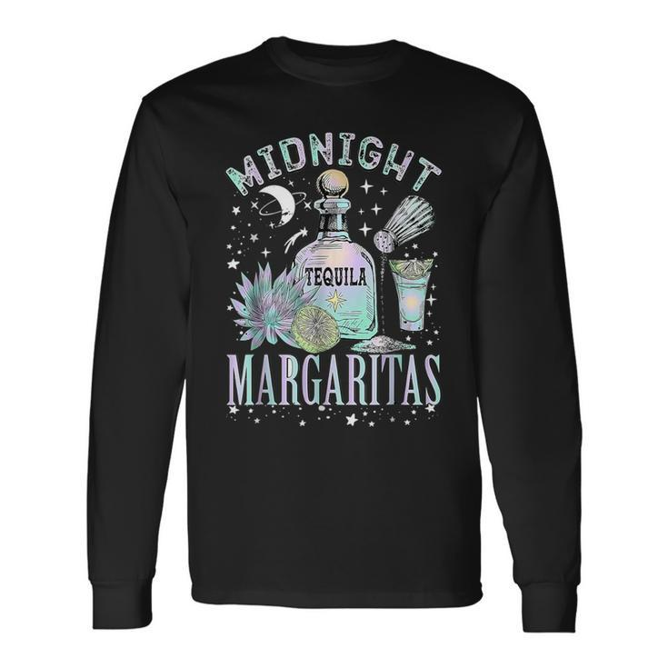 Midnight Margaritas Practical Magic Halloween Cocktails Long Sleeve T-Shirt