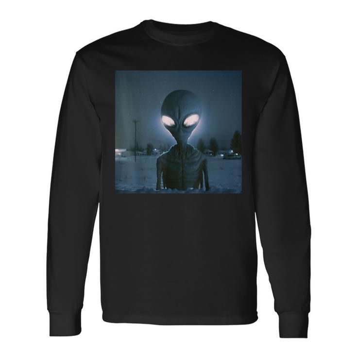 Midnight Winter Alien Alien Long Sleeve T-Shirt T-Shirt