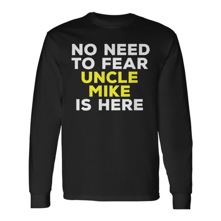 Mike Uncle Graphic Name Long Sleeve T-Shirt