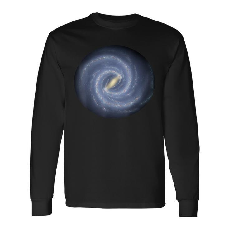 Milky Way Which Contains Solar System Space Geek Long Sleeve T-Shirt