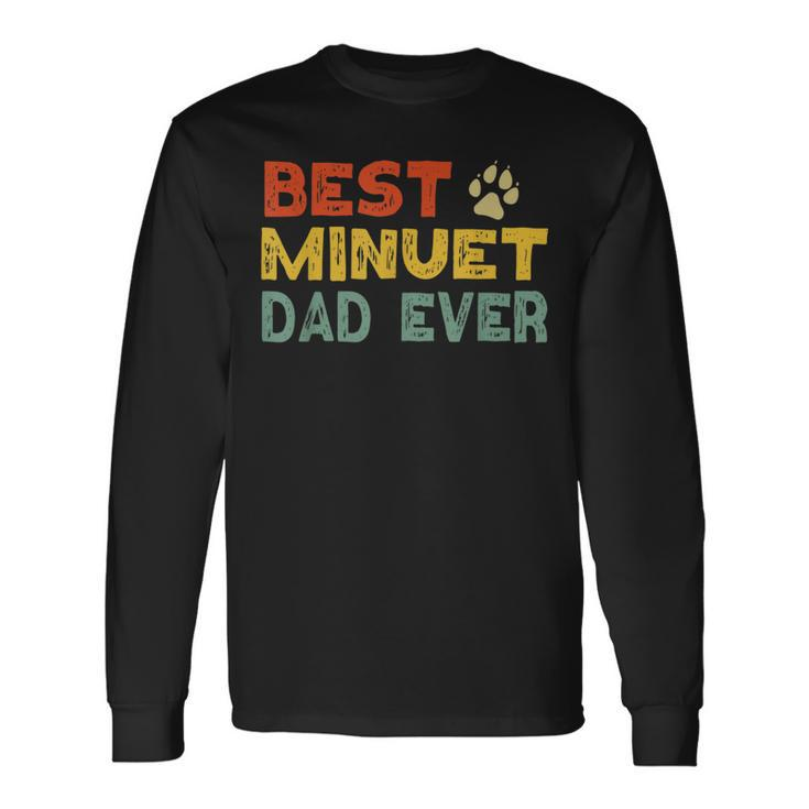 Minuet Cat Dad Owner Breeder Lover Kitten Long Sleeve T-Shirt
