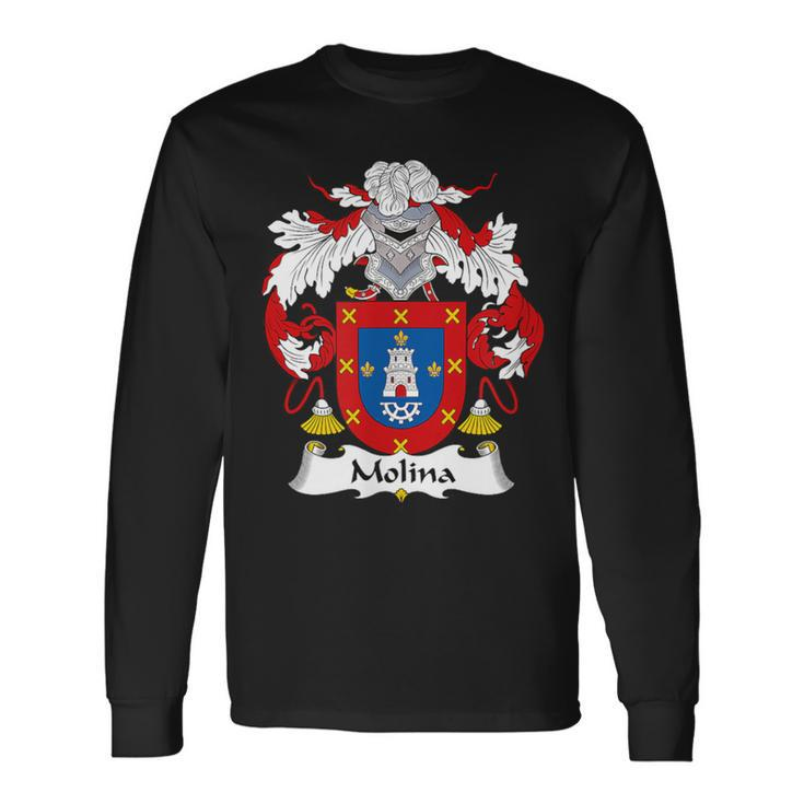 Molina Coat Of Arms Family Crest Long Sleeve T-Shirt