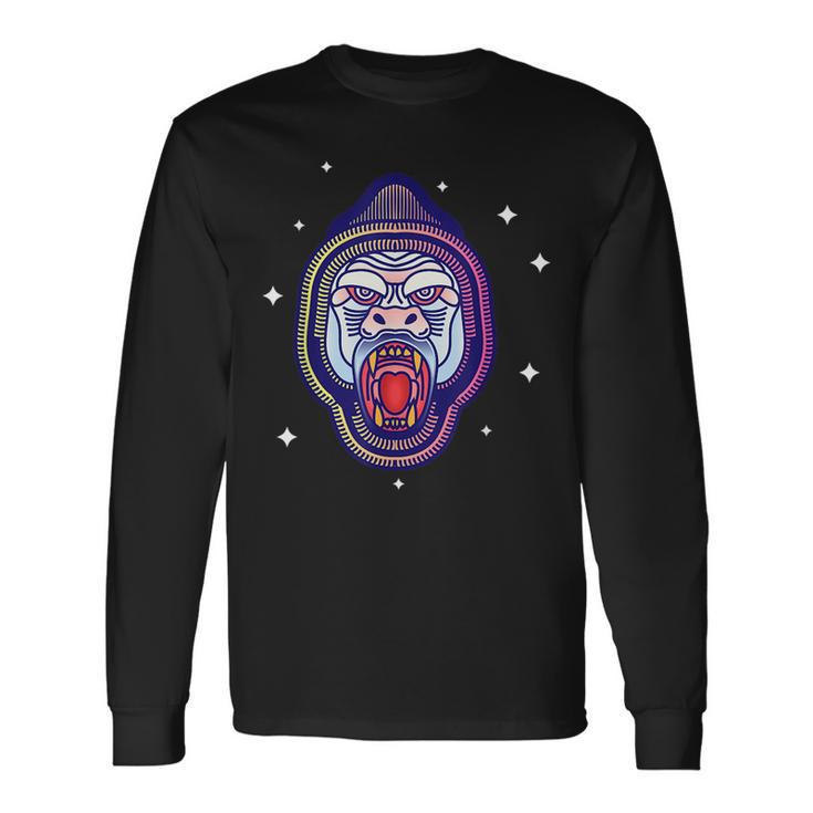 Monkey Scream Long Sleeve T-Shirt