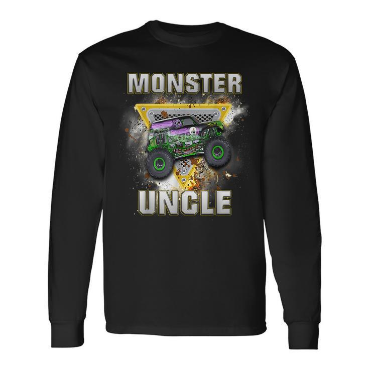 Monster Truck Are My Jam Monster Truck Uncle Long Sleeve